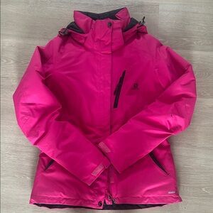 Salomon Women's Bright Pink Snow Jacket